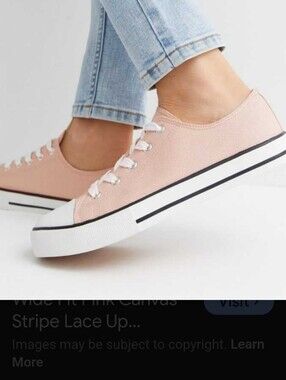 Air Walk  Canvas Sneakers Pink  Look Like CONVERSE size 11